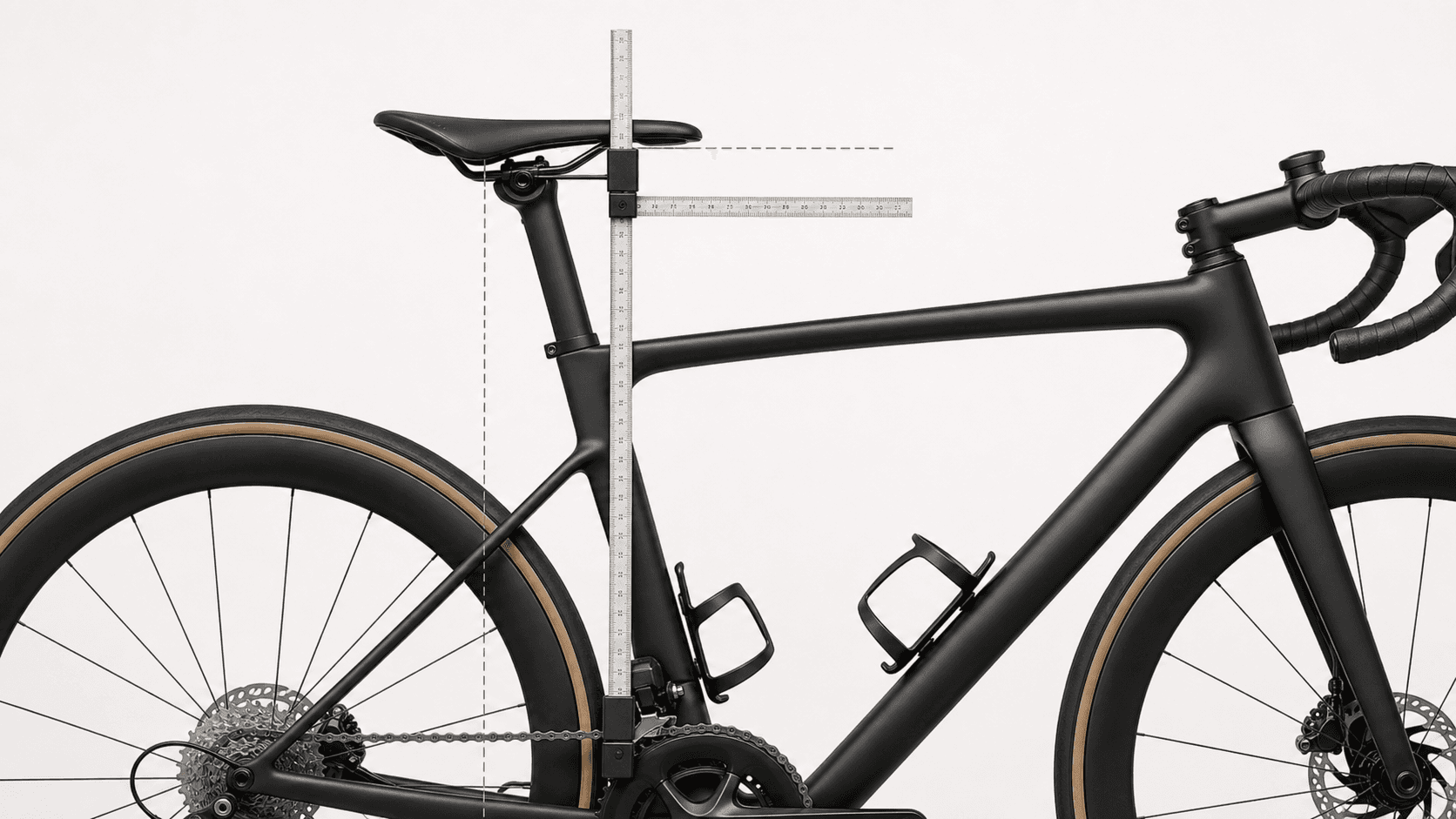 Bicycle saddle and frame