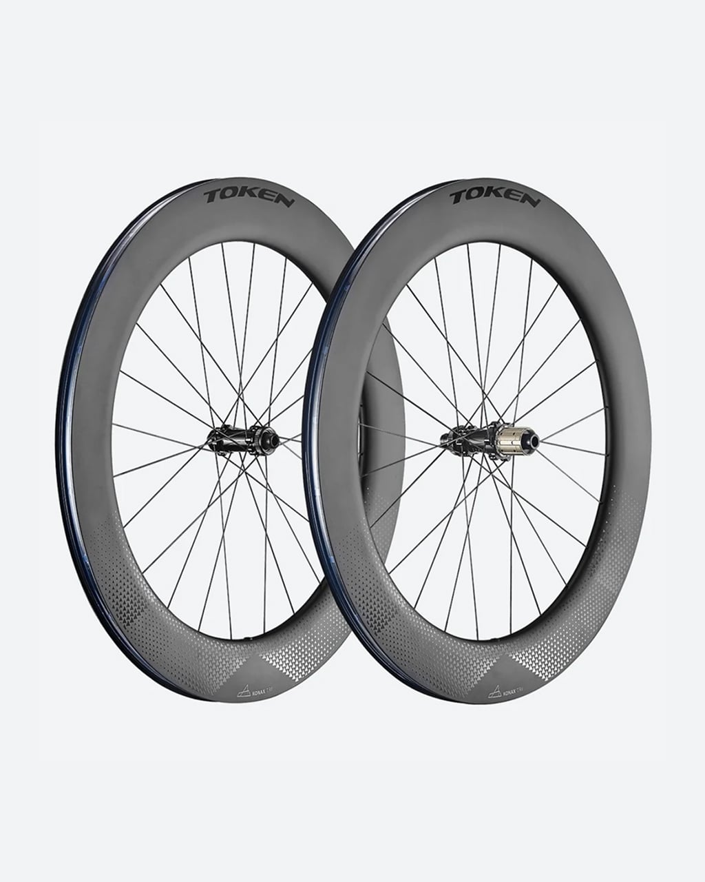 Token wheel set carbon disc brake konax tri 76MM 11 speed SRAM/Shimano BWRC76D-TBT-BKSTK, view 1