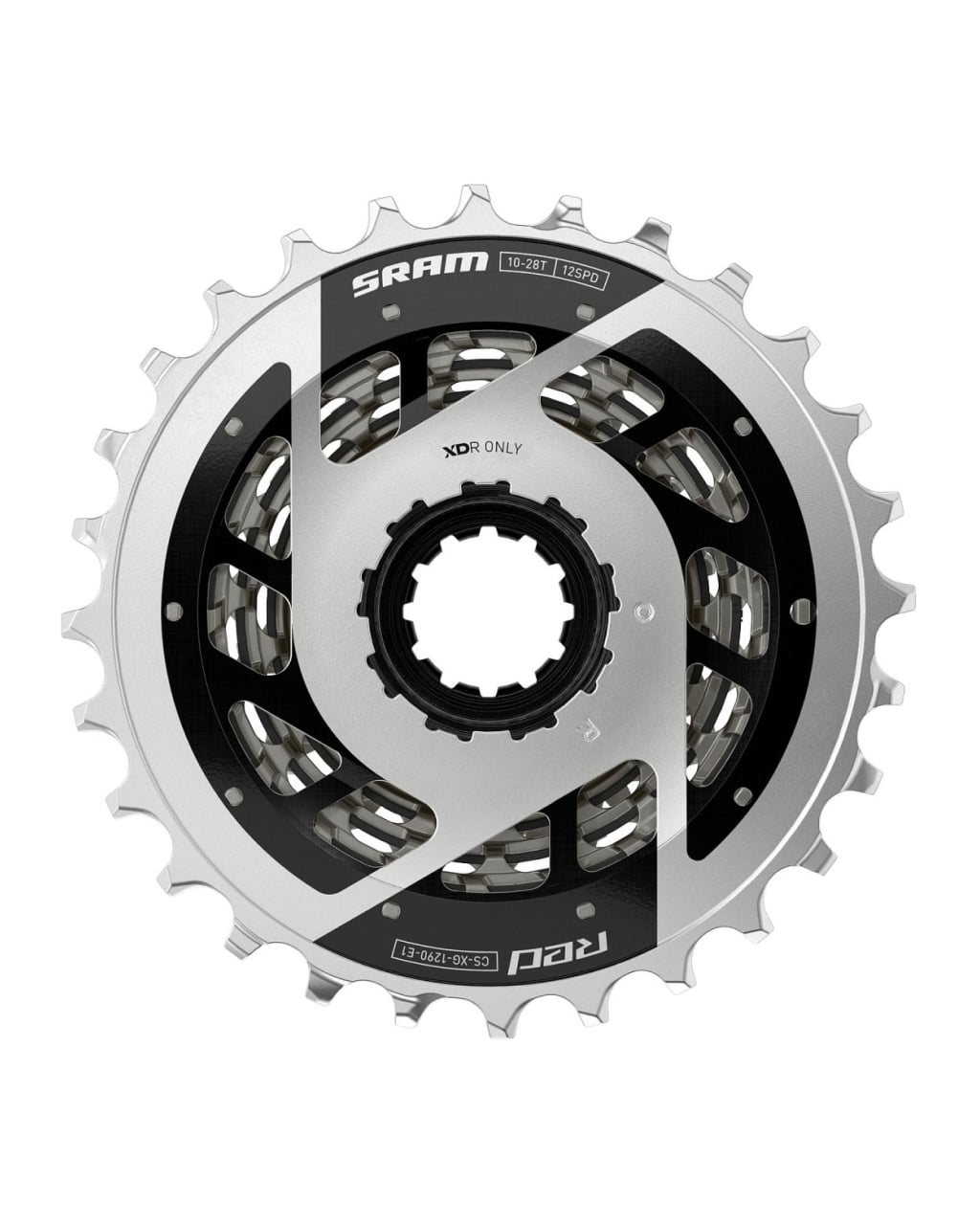SRAM cassette RED E1 xg 1290 12 speed - SRAM CASSETTE RED E1 XG 1290 10-33 12 SPEED, view 1
