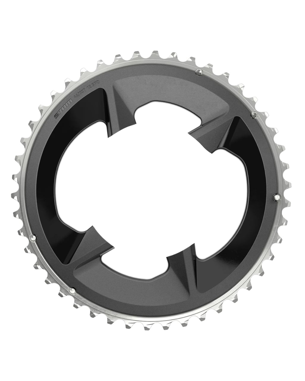 SRAM chainring Rival D1 road 107 bcd black 2X12 speed - SRAM CHAINRING RIVAL D1 ROAD 35T 107 BCD BLACK 2X12 SPEED, view 1