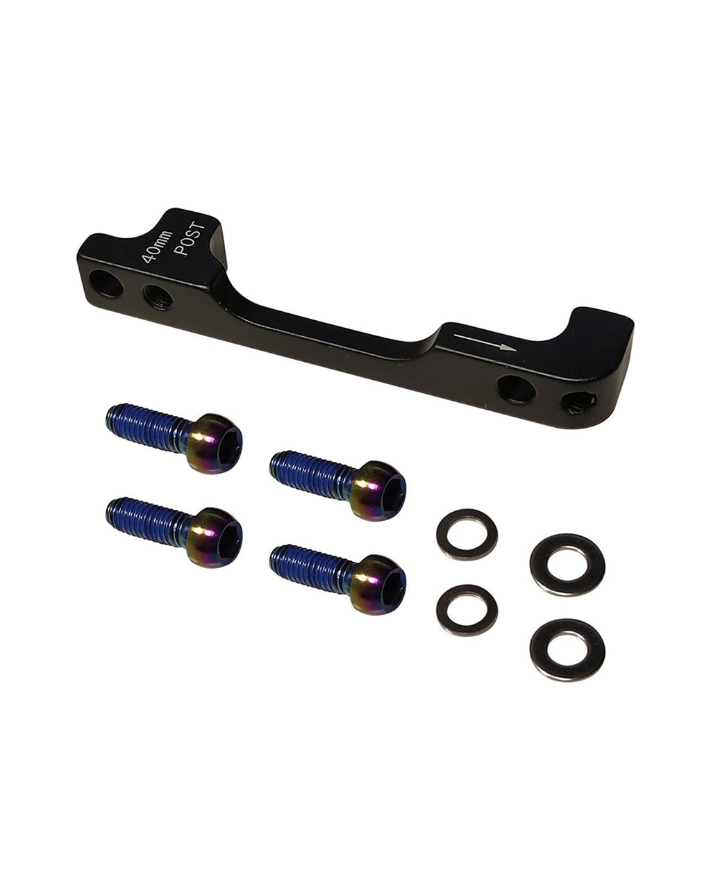 SRAM DISC BRAKE ADAPTER POST MOUNT 20MM+ RAINBOW BOLTS image 2