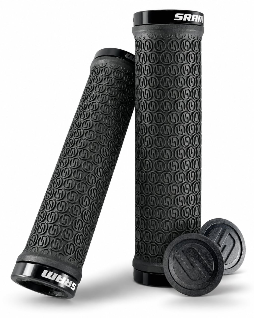 SRAM handle bar grip locking black, view 1