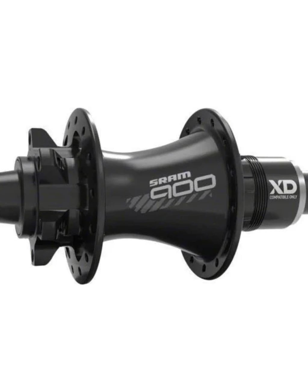 SRAM hub 900 rear disc QR/12 with XDR driver body black - SRAM HUB 900 REAR DISC 28-H QR/12 WITH XDR DRIVER BODY 11 SPEED BLK, view 1