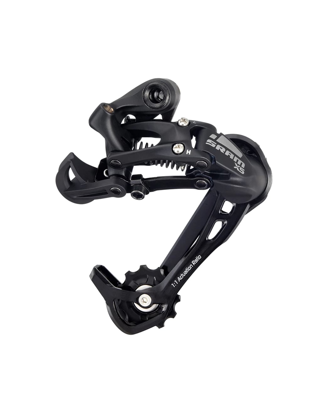 SRAM rd X5 rear derailleur blk - SRAM RD X5 MEDIUM CAGE 9 SPEED SILVER, view 1