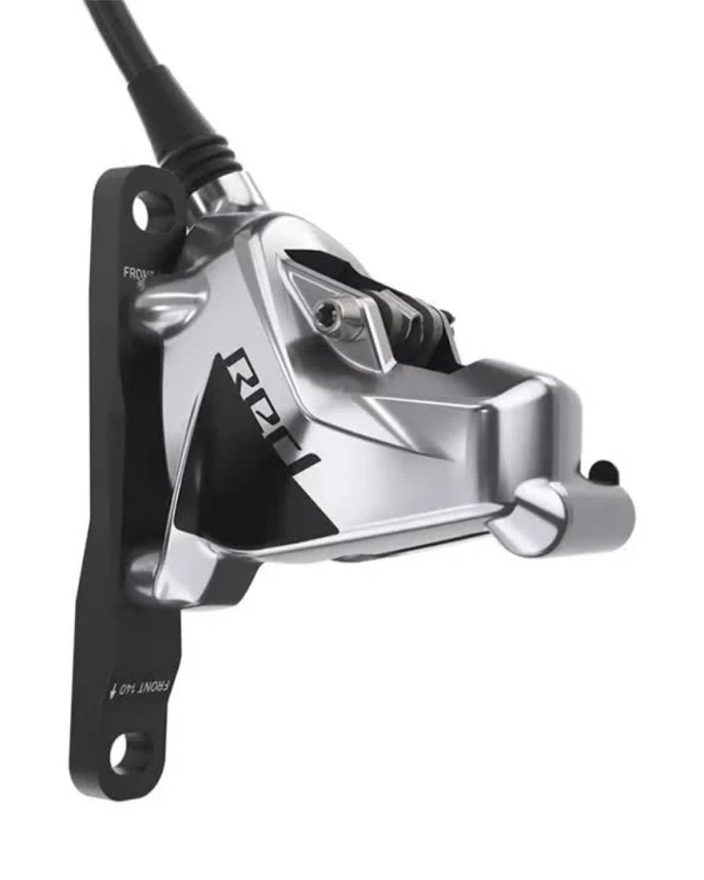 SRAM small parts disc brake caliper RED axxs flat mount grey, view 2