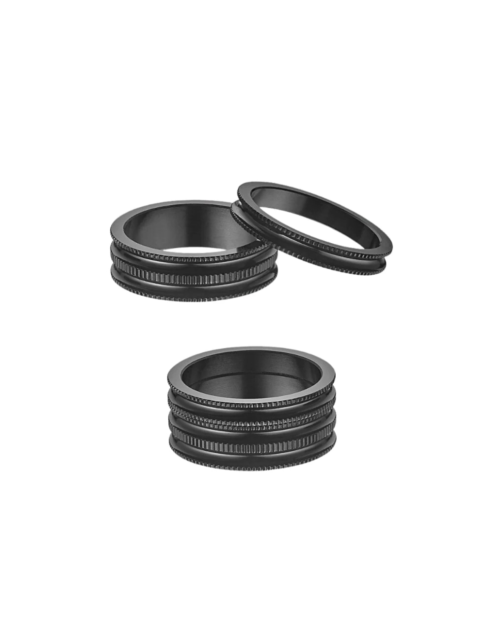 TOKEN MTX SPACERS ALLOY 10mmx10pcs BLACK image 1