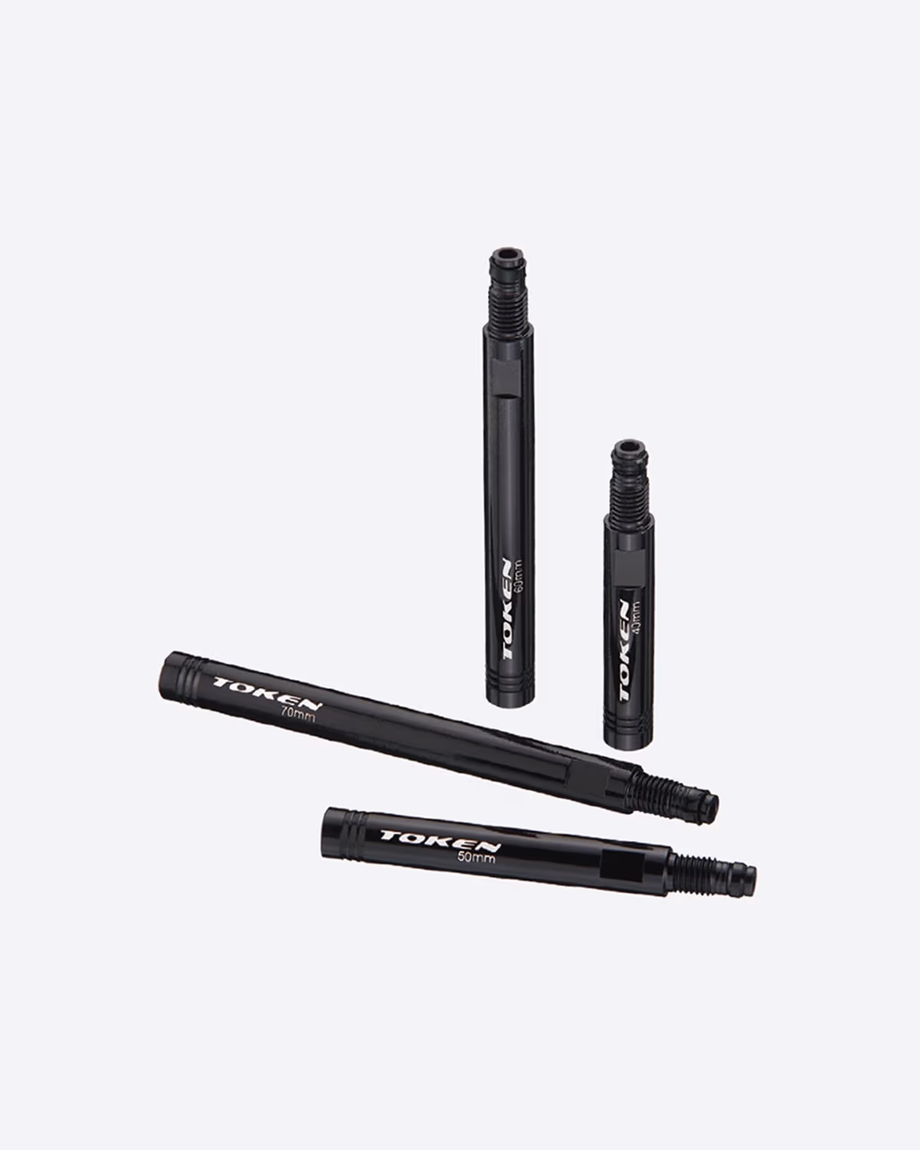 Token valve extender 50MM black, view 1