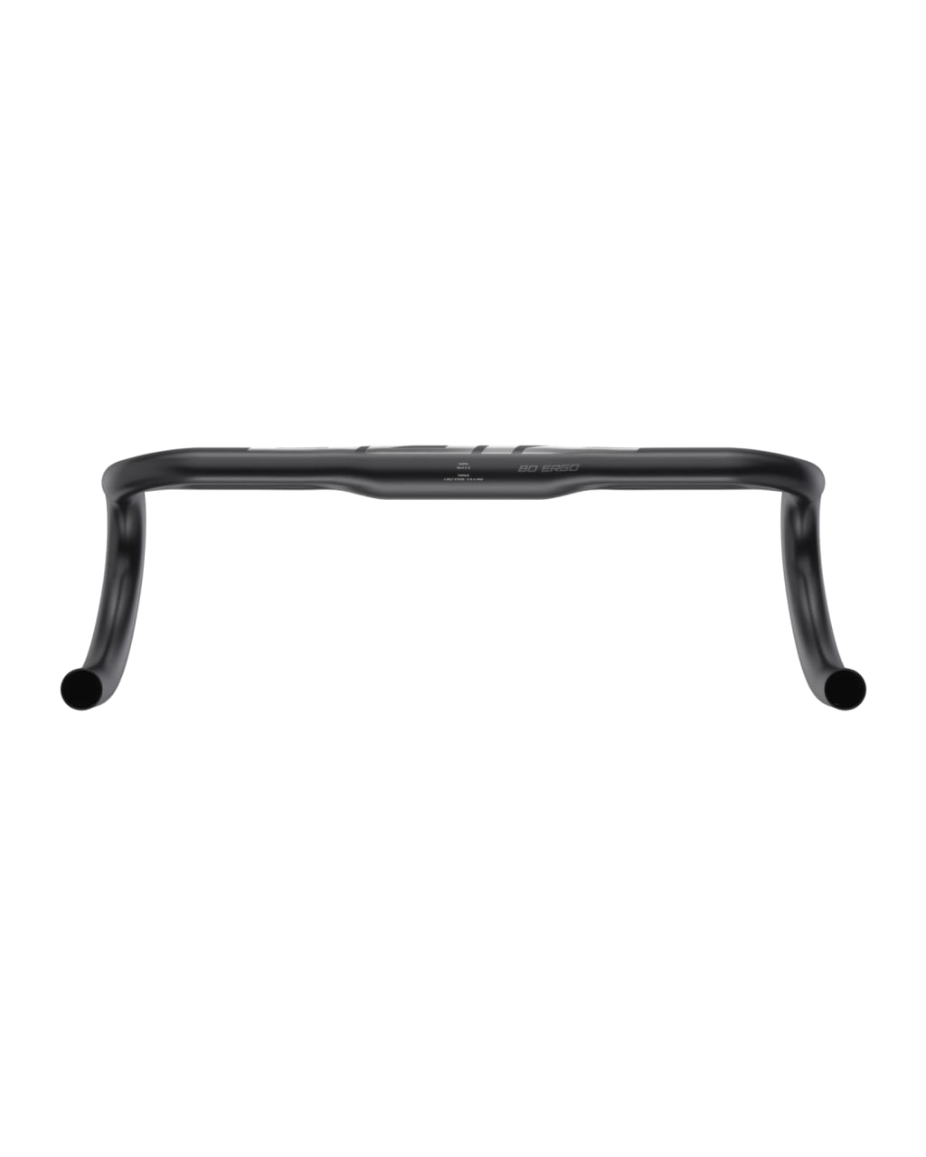 Zipp handle bar road alloy service course 80 ergo black - ZIPP HANDLE BAR ROAD ALLOY SERVICE COURSE 80 ERGO 44-C BLACK, view 2