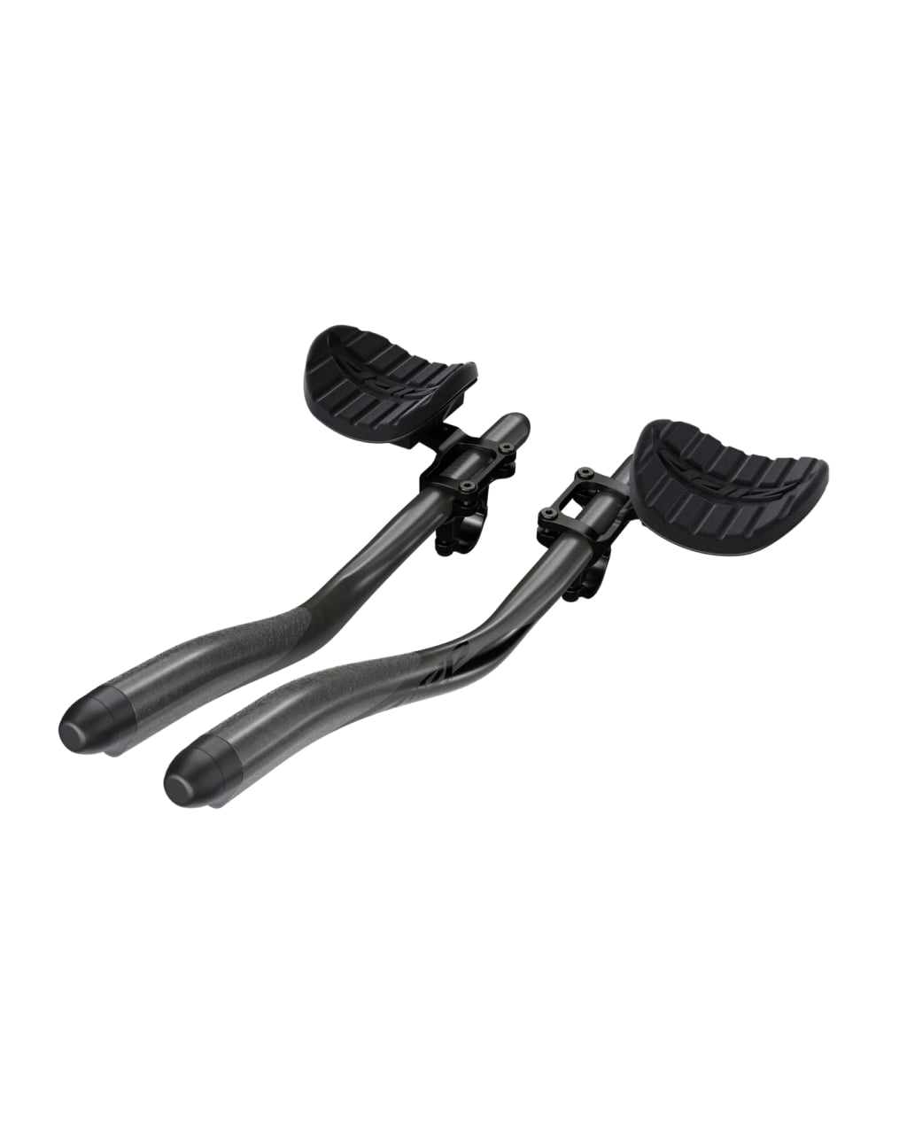 Zipp handle bar TT alloy vuka clipon low clamp with vuka evo 110 extension, view 2