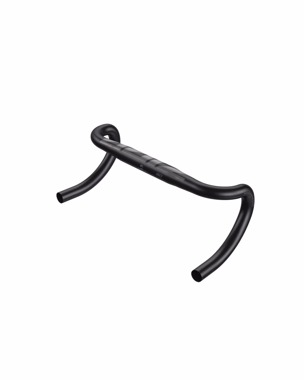 Zipp handlebar alloy service course SL-80 80MM reach 125MM drop 38C matte black, view 5