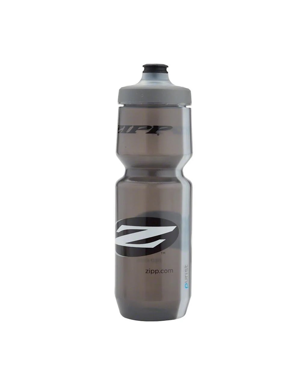 Zipp water bottle purist with water gate top grey color 750 ml, view 1