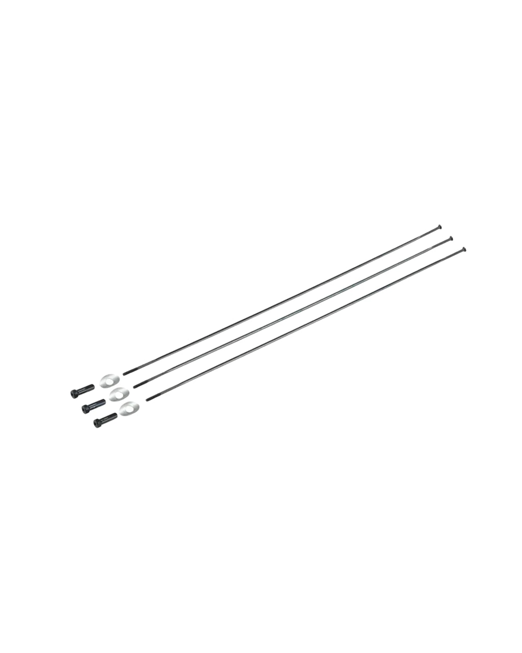 ZIPP WHEEL SERVICE PARTS SPOKES STRAIGHT PULL BLACK 248MM image 1