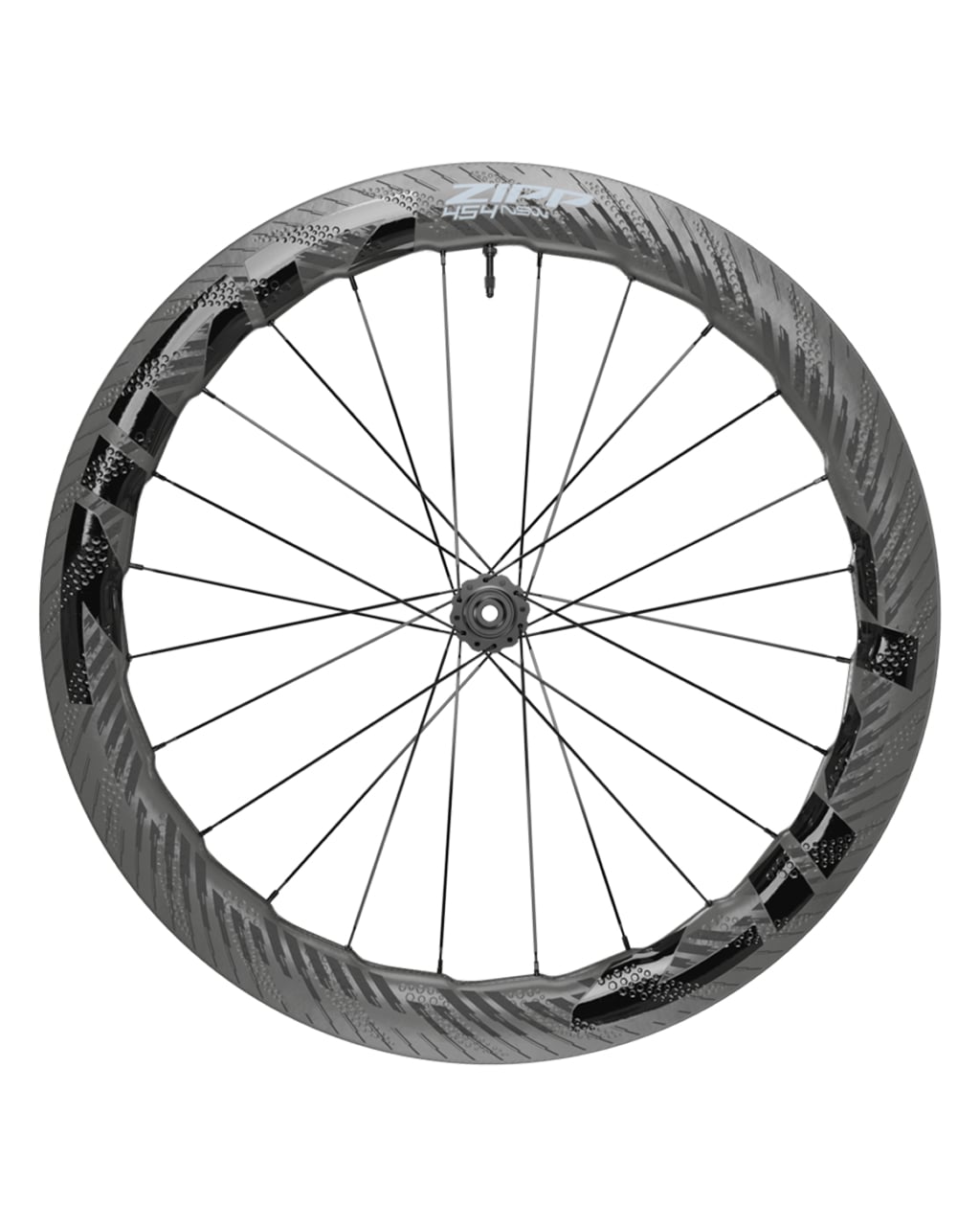 Zipp wheels 454 carbon tubless disc brake centre lock - ZIPP WHEELS 454 CARBON TUBLESS DISC BRAKE CENTRE LOCK 12X100 FRONT STD, view 2