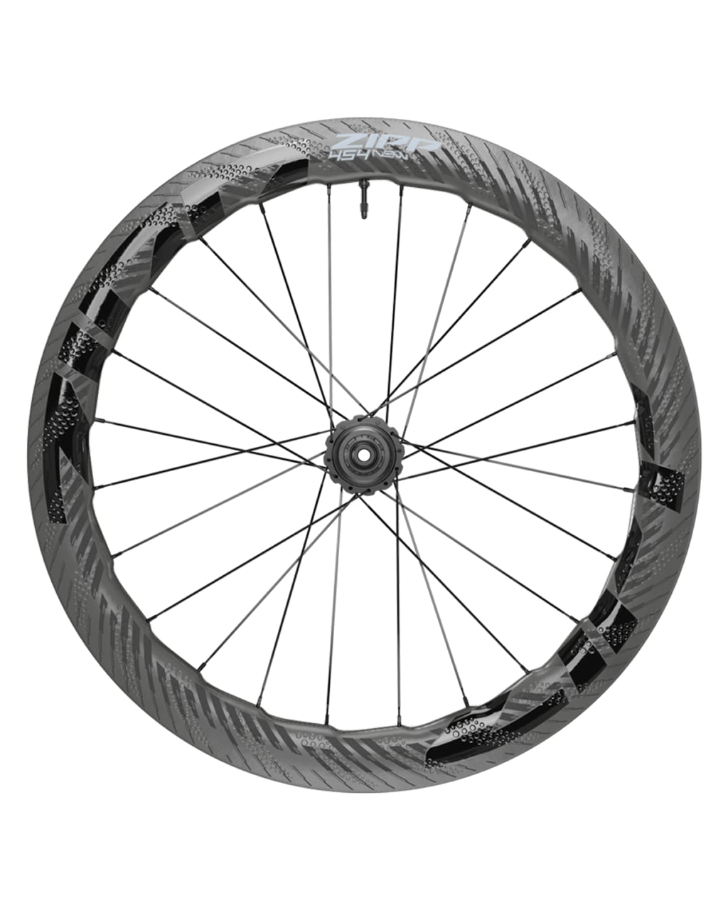 Zipp wheels 454 carbon tubless disc brake centre lock - ZIPP WHEELS 454 CARBON TUBLESS DISC BRAKE CENTRE LOCK 12X100 FRONT STD, view 4