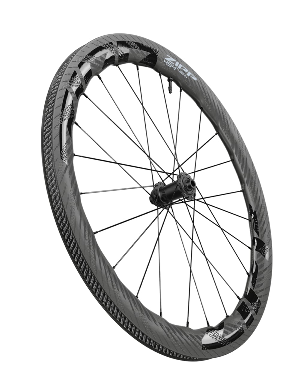 Zipp wheels 454 carbon tubless disc brake centre lock - ZIPP WHEELS 454 CARBON TUBLESS DISC BRAKE CENTRE LOCK 12X100 FRONT STD, view 1