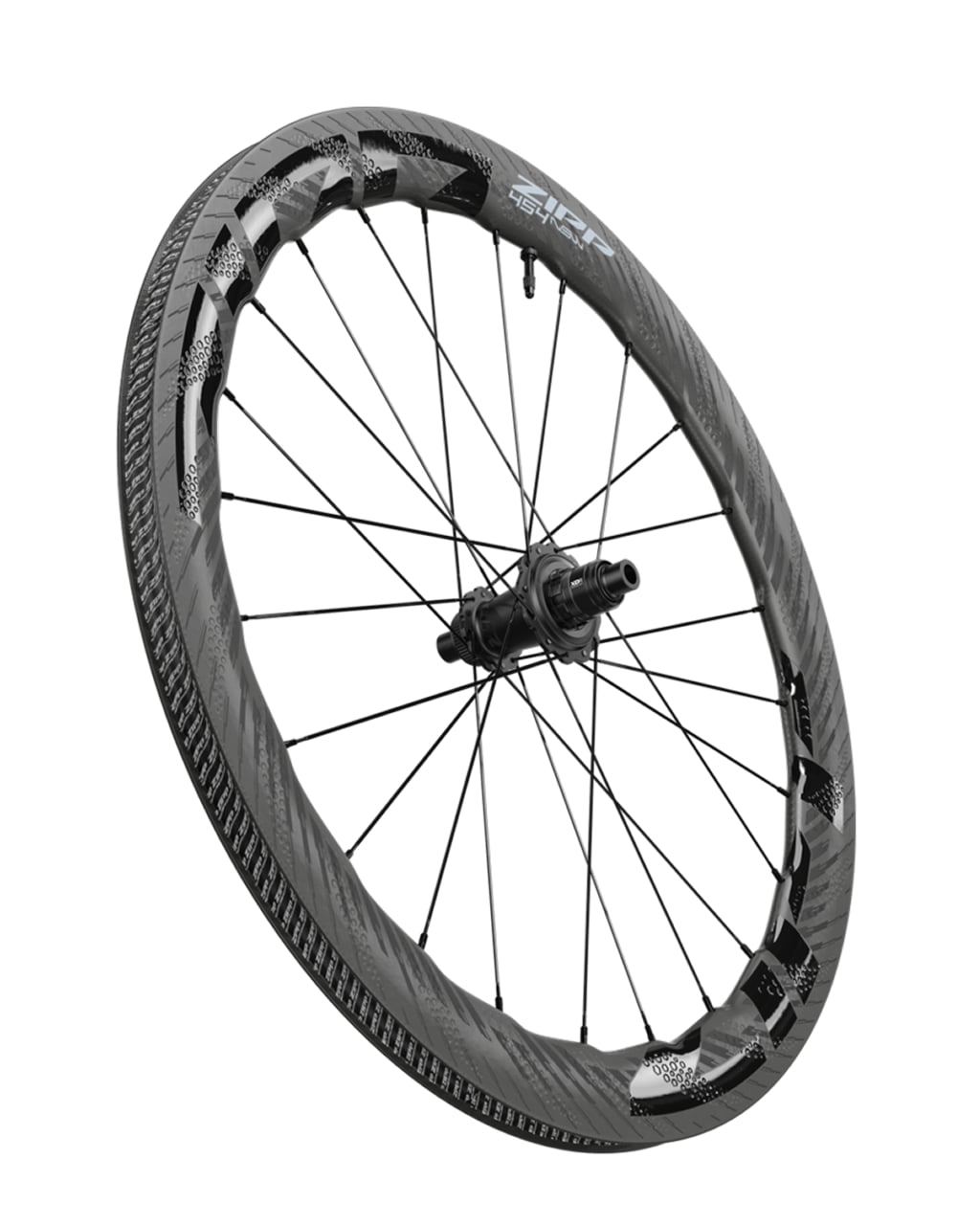Zipp wheels 454 carbon tubless disc brake centre lock - ZIPP WHEELS 454 CARBON TUBLESS DISC BRAKE CENTRE LOCK 12X100 FRONT STD, view 3